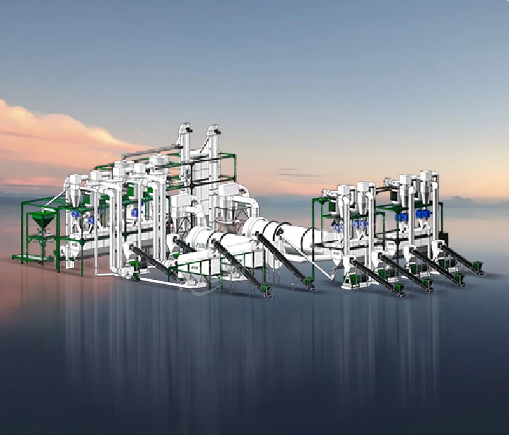 High-moisture EFB fiber crushing, drying and granulation process