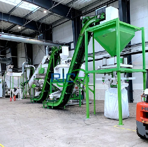 0.8-1.2T/H crop straw and forage grass feed pellet plant in Uzbekistan