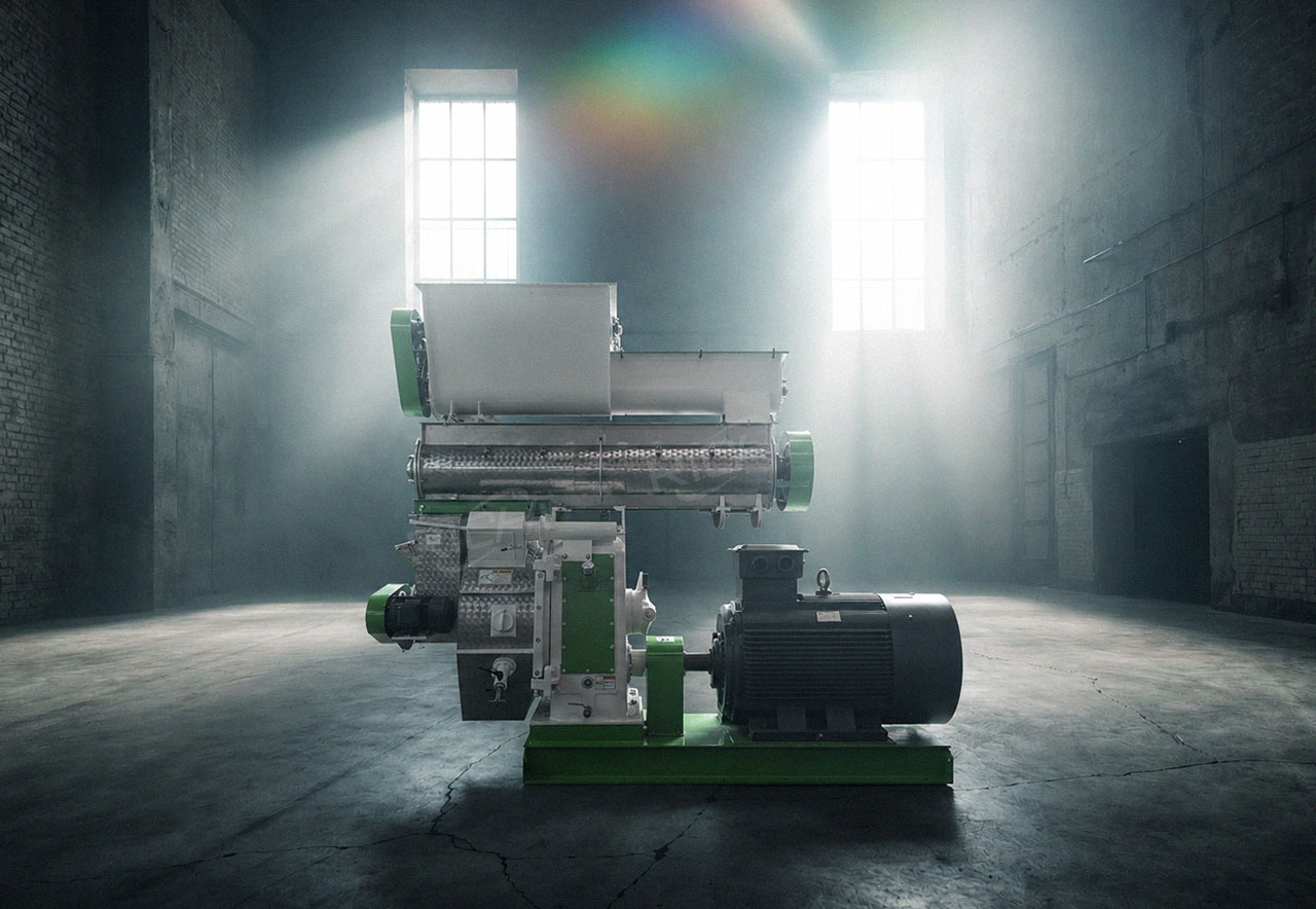 Cattle feed pelleting equipment