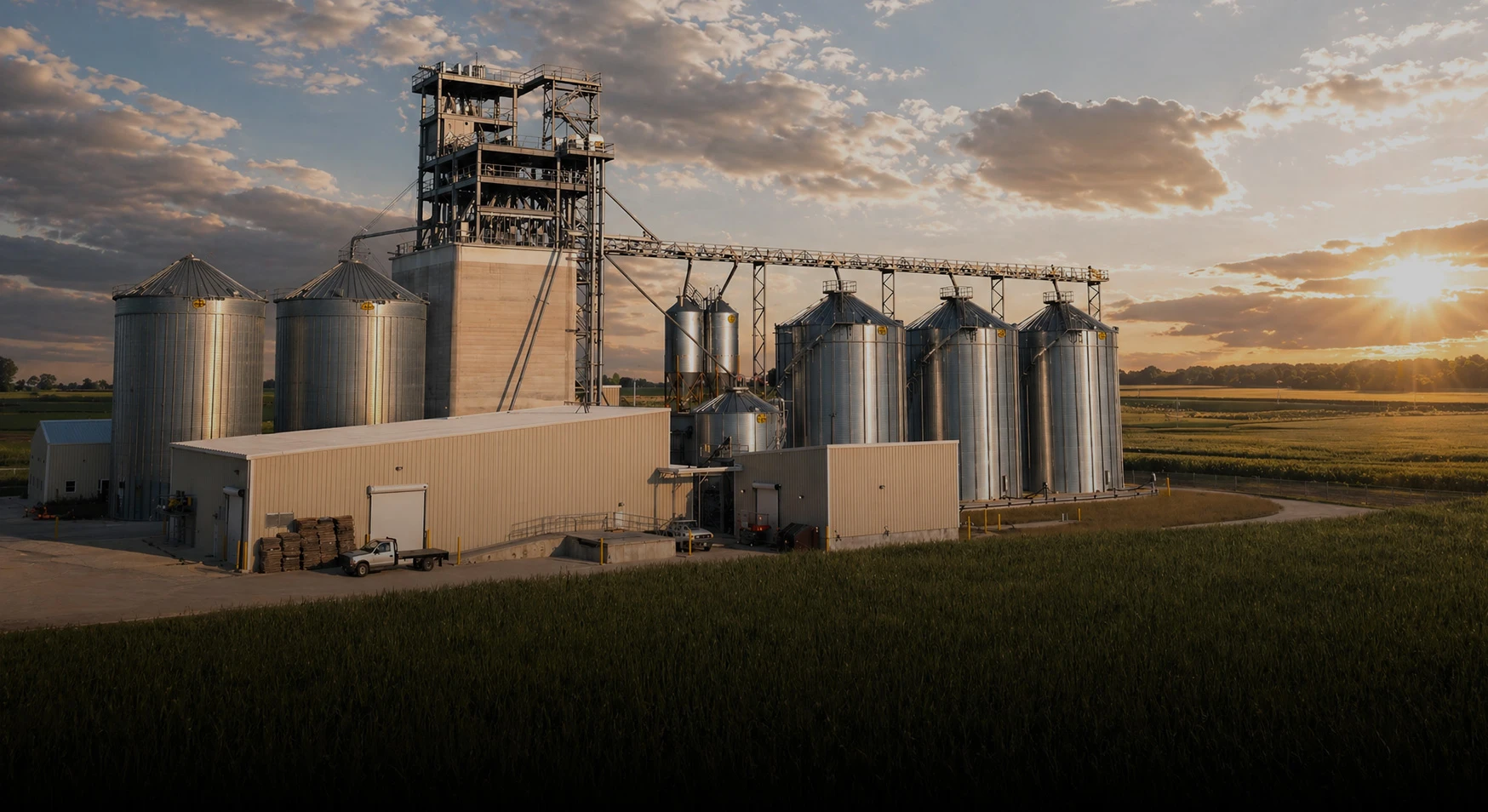 Livestock feed pellet production line for pig, cattle and sheep feed processing plant