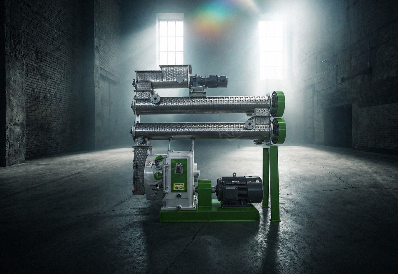 High-yield pig feed pellet mill