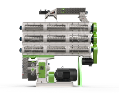 Thumbnail of a triple-layer conditioner pellet mill