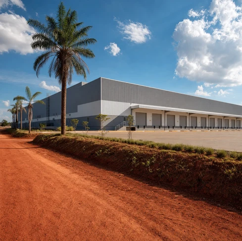 A dog food production line with a capacity of 4T/H in Brazil