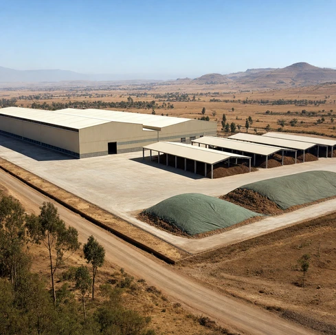 Ethiopia Bagasse Organic Fertilizer Production Line Project