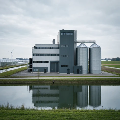 An ornamental fish feed plant with a capacity of 3T/H in the Netherlands