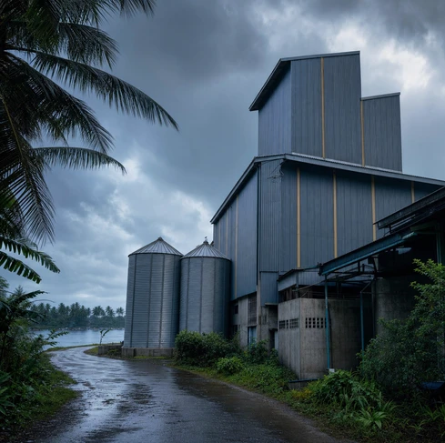 A mixed line for floating fish and shrimp feed with a capacity of 3T/H in the Philippines