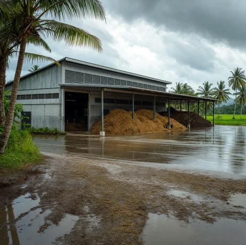 Philippines Straw Organic Fertilizer Granulation Project