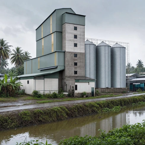 A duck feed production line with a capacity of 8 tons/hour in Vietnam