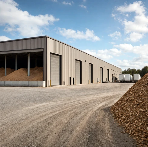 wood chip pellet production line in USA