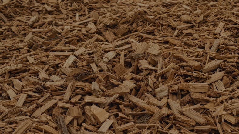 Easily accessible wood chips 